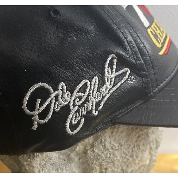 Vintage Dale Earnhardt #3 7 Time Nascar Winston Cup Champion Chase Leather Hat - Picture 7 of 10